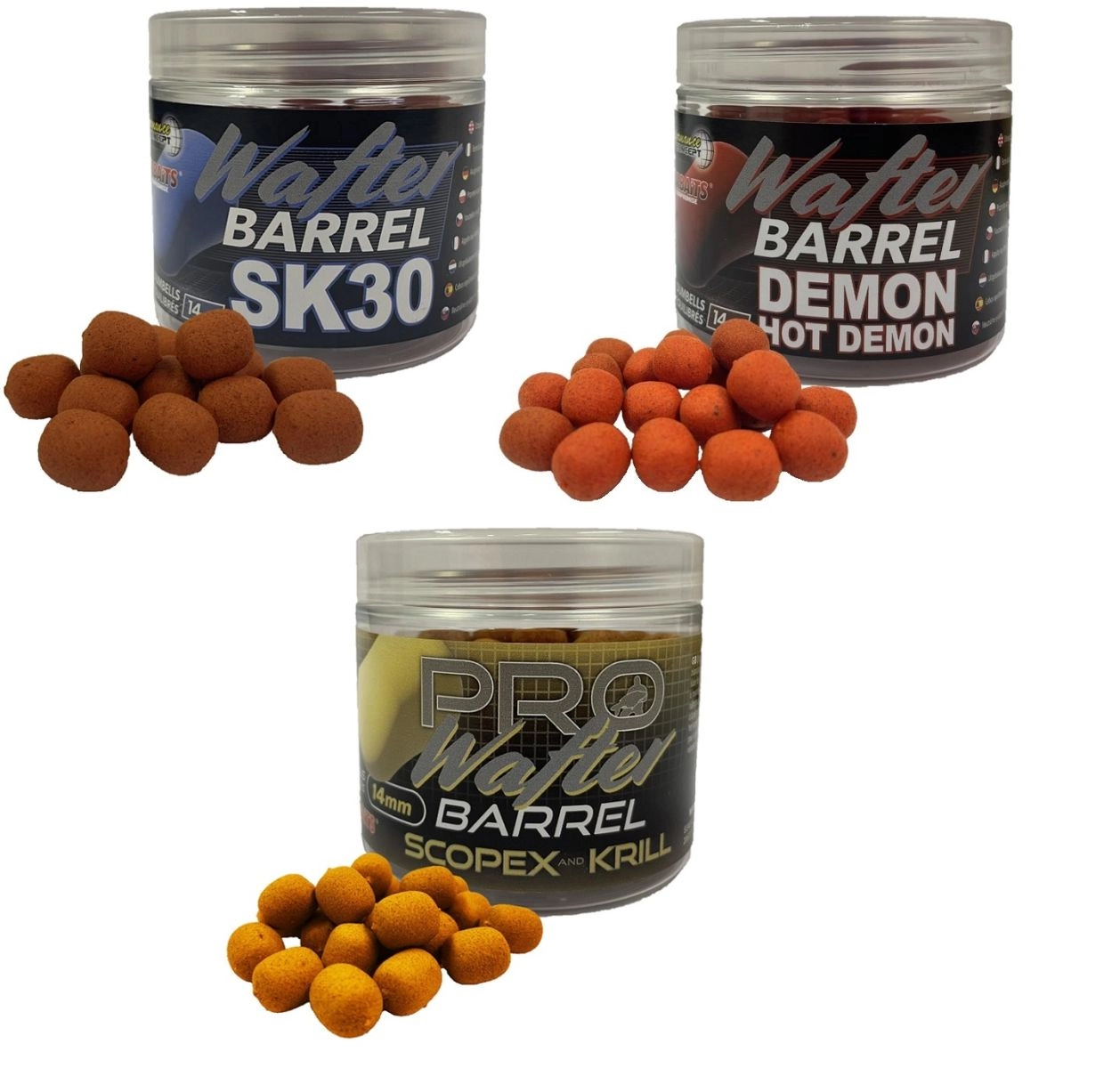 Nástraha Wafter Barrel 70g 14mm / Boilies, pelety a dipy / boilies chytacie